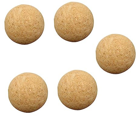 5St Tischfußball Kickerzubehör Ersatzbälle für Kickerbälle Mini Wein tischkicker bälle tischfussballtisch Kinderfußball Kinder fußball Ersatz Kicker Korkkugel ersetzen Lieferungen