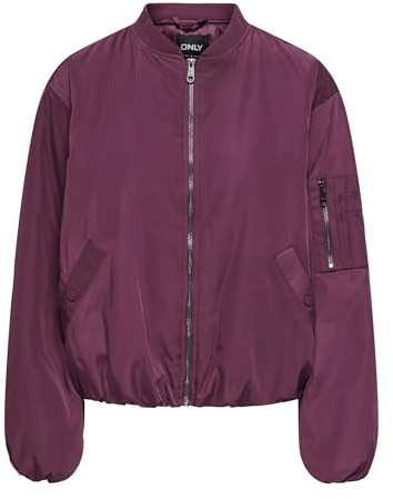ONLY Damen Onladel Life Oversized Bomber Cc OTW, Mauve Wine, m