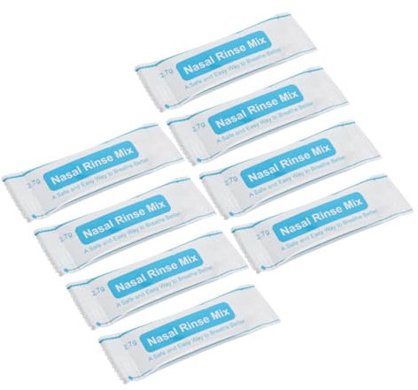 Vaguelly 80pcs Nasal Salt Packets Wash Nasal Salt Practical for Nose Care Mix for Sachets Use