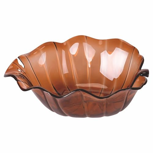 Villa d'Este Home Tivoli 2027 Insalatiera foglia 32x29 cm 2,2 l, ambra, La Cucina