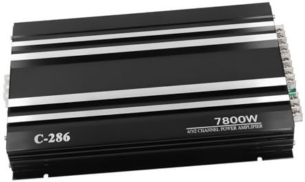 MAGICLULU Auto Kanal Audio für Auto Lautsprecher Subwoofer Langlebig Leistungsstark Einfache Installation Vielseitige Anschlussmöglichkeiten Klarer Sound Starke