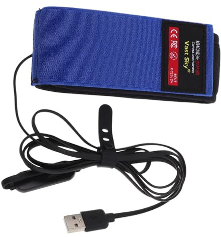 UKCOCO Usb Lens Warmer Strap Con Tre Regolazioni Di Temperatura Per Fotocamere e Telescopi Riscaldatore Antinebbia e Anticondensa Per Obiettivi Fino Di Alimentazione Usb