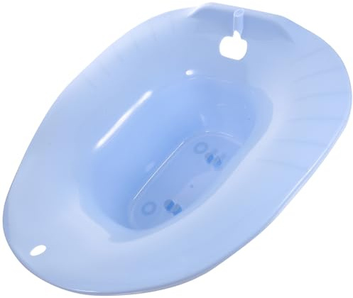 COLLBATH Sitzbad Fördert Wundheilung aus Kunststoff für Schwangere und Senioren und Ist Leicht zu Reinigen mit Blauer Farbe für Postoperative Pflege und Behandlung