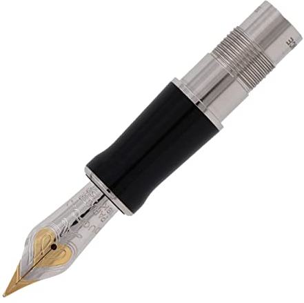 Parker Duofold Centennial Nib Section - Fine - Solid 18K Gold Platinum Plated