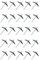 fiXte® Bulk Hardware Lot de 25 chevilles à ressort avec vis à machine pour plaques de plâtre M3 x 50 mm
