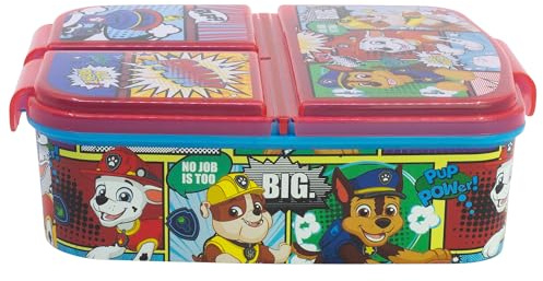 Stor | Paw Patrol Kids Children’s 3 Compartment Sandwich Lunch Box