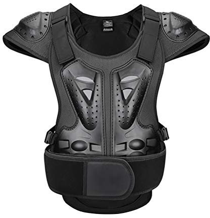 MTTKTTBD Gilet da Armatura Moto per Adulti Gilet di Protezione Sci Gilet da Motociclista Protettivo Anti-Caduta Traspirante Giacca Regolabile Gilet Blindati Motocross MTB Racing