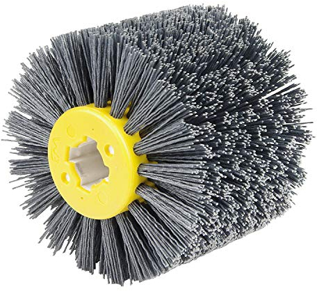 EXLECO Spazzola per lucidatura in nylon #240 grana per macchina per raso nero Spazzola a setole