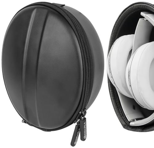 Geekria UltraShell fodral kompatibelt med B Studio2.0, Studio3.0, monster diamant tårar hörlurar, ersättning skyddande hårt skal resväska med plats för tillbehör (svart)