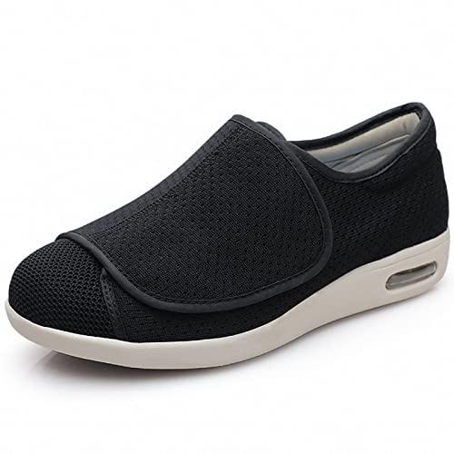 Scarpe Terapeutiche per Diabetici da Donna Uomo,Scarpe per Diabetici Adulto Scarpe Ortopediche Plantare Estraibile Scarpa Ortopedica Scarpa da Riabilitazione EU 48(29cm/11.4in)