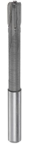 sourcing map Spannen Reibahle 9.2mm H7 Hartmetall Spitze Gerade Flöten Rund Schaft Drehmaschine Fräser