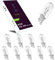 LIGHTWORLD24-10 lampadine W5W T10 12V 5W attacco 2.1x9.5D luce di posizione per interni