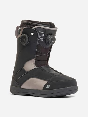 K2 - Botas de snowboard Kinsley para mujer, talla 38, color negro