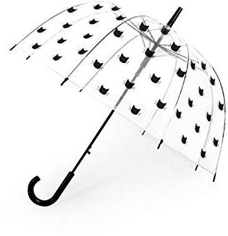 LSDLOUYAQNG Automatischer Regenschirm Regenschirm Kinder Regenschirme Regenbogen Film Farbwechsel Regenschirm Kinder Transparente Regenschirme