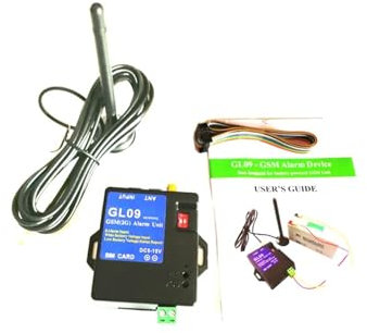 Battery Operated App Control GL09 GSM Alarm System 2G SMS Alert Wireless Alarm