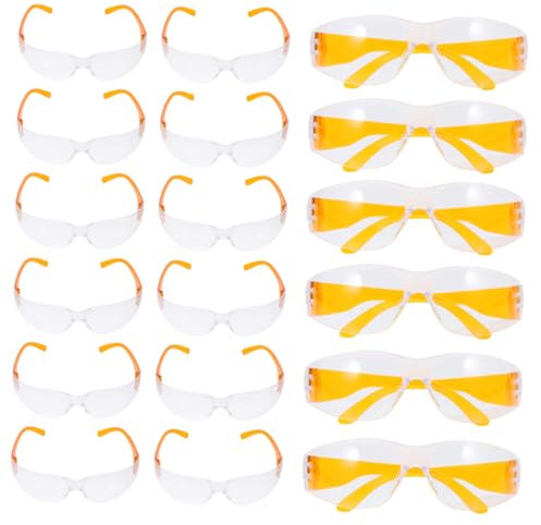 Abaodam 24pcs Boys and Girls Lab Safety Goggles Boy Girl Eye Protection for Science Experiments Lab Eyewear Material Goggles
