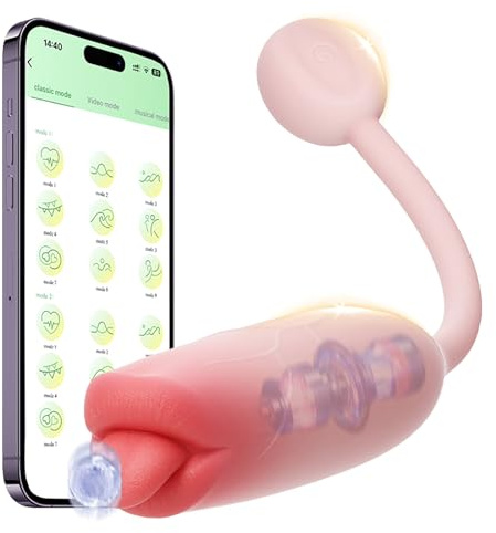 LYAMais App G Punkt Vibrator für Frauen mit Klitoris Stimulator 10 Modi Leise Vibration für Frauen Solo & Paare IPX7 Wasserdicht Silikon Dildo Vibrator Modernes Sexspielzeug Pink