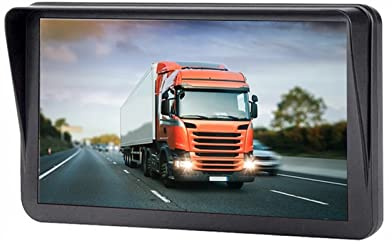 Navegador GPS para Coche, 9 Pulgadas GPS 3D Navegación Mapas gratuitos Soporta Varios Idiomas del Mapa RAM 256MB ROM 8GB Camión para Coche, camión, Autocaravana(Without Bluetooth)