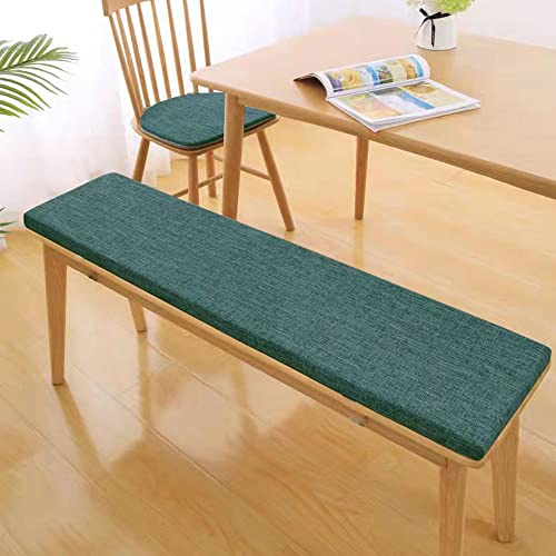 Juego de cojines para banco de columpio al aire libre con respaldo, almohadas para asiento y respaldo de jardín, 16 x 16 x 2 pulgadas, color verde ágata, cómoda amortiguación para muebles de patio