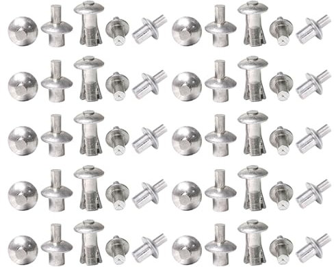 Hkfgdjdl Rivetti in alluminio facili da usare Rivetti ad espansione in alluminio Rivetti ad espansione Installazione semplice per progetti domestici