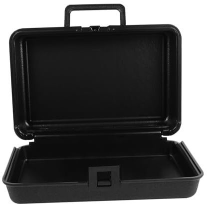 LIFKICH Plastic Tool Box Household Storage Box Portable Tool Case for Storage for Garage Workshop Outdoor Use
