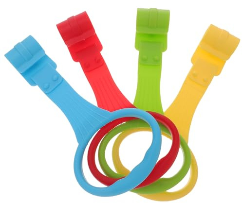 Anillas Colgantes para Aprendizaje 4 Piezas de Plástico para Bebés