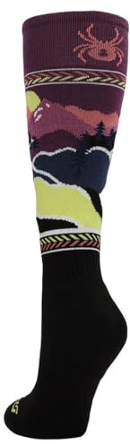 Spyder Calcetines de esquí para mujer, Multi, M