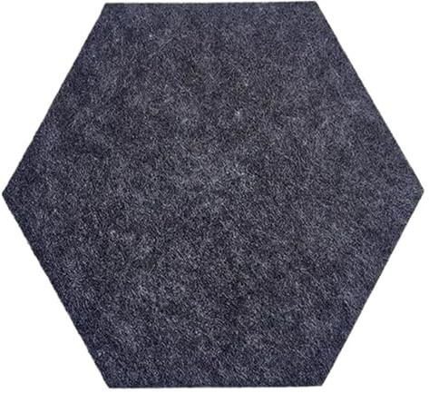 Sound Proofing Panels, Sound-Absorbing Felt Wall Panel Bedroom Soundproofing Board Decorative Multicolor 4/12 Pcs(Dark grey,12pcs)