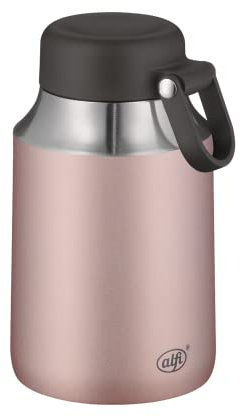 alfi CITY FOOD MUG 470ml, vintage rose, Edelstahl-Thermobehälter für Essen, Isolierbehälter für Suppen, Salat, Müsli to go, hält 7 Stunden warm, 14 Stunden kalt, spülmaschinenfest, BPA-frei