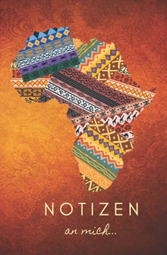 Notizbuch A5 Afrika: Notizen an mich. Notizbuch A5 über 100 linierte Seiten. Tagebuch. Dankbarkeitstagebuch. Traumbuch.