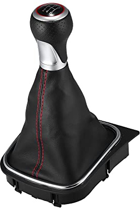 A ABSOPRO 6 Speed Gear Shift Stick Knob Handle Shifter for Volkswagen Golf 5