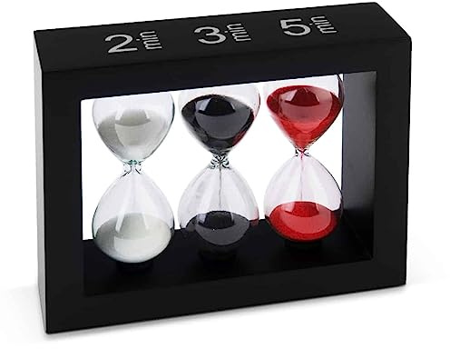 Teeladen Herzberg MAOCI - Tee-Sanduhr schwarz - 3 Zeiten