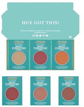 Rust-Oleum Furniture Paint in Matt Finish – Fiery Shades Tester Box