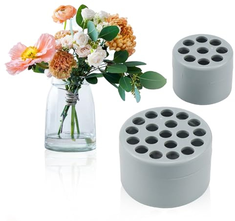 AFAIK 2Pcs Blumenstielhalter Blumenhalter Spiral Ikebana Stem Holder | Spiralstielhalter für Vasen Bouquet Werkzeug Bouquet Twister Stielhalter für DIY Blumenhalter Blumenarrangement Halter(Grün)