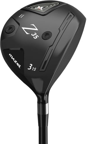 MAZEL Golf Wood Club 3 Wood or 5 Wood Right Hand, Titanium Fairway Woods Graphite Shaft 44 Inch