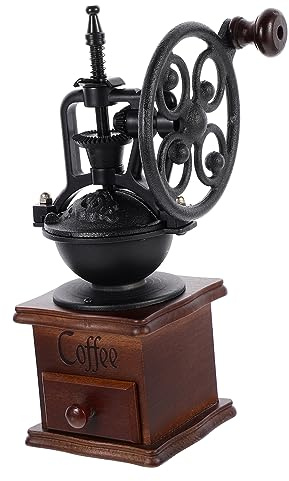 Mini Moulin à Café Manuel Vintage en Métal, Modèle Roue