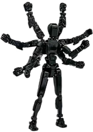 Figura de acción de juguete de movimiento, figura de movimiento con articulaciones | 8 brazos articulados múltiples | articulación flexible, juguete de decoración de escritorio para todas las edades,