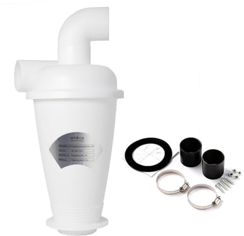 JKDND Compatible avec Le Collecteur De Poussière Cyclonique D'aspirateur, Le Filtre De Travail du Bois Turbo DIY, Le Collecteur De Poussière Cyclonique Industriel