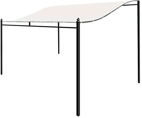 Bâche de toit de rechange imperméable 300D pour pavillon incliné, pavillon incliné, tonnelle, couverture de toit 3 x 3 m
