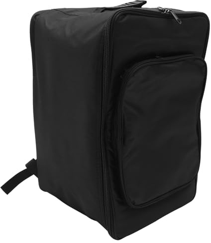 UPKOCH Bolsa Mochila para Caja de Percusión Negra Acolchado Grueso y Doble Correa para Hombros, Ligera y Multifuncional para Músicos Estilo Aleatorio