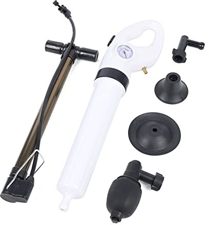 Déboucheur WC Professionnel 60 x 12 x 6,5 cm, déboucheur WC Haute Pression pour Salle de Bain, lavabo, Baignoire, Siphon de Sol