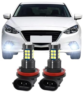 BCGFTSA Auto Nebel Licht Für Mazda ATENZA 3 2014-2016 H8 H9 H11 H16 Nebelscheinwerfer Vorne Links/rechts,Front Stoßstange Nebel Licht