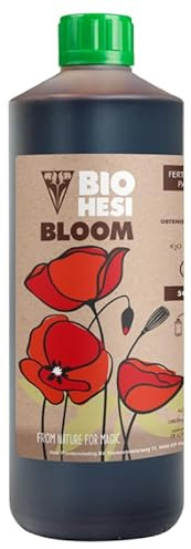 Hesi Bio Bloom 1L Blütendünger – natürlicher, veganer Flüssigdünger für die Blütephase | Organischer NPK Dünger 4-2-4 für Erde, Kokos & Hydroponik | Nachhaltiger Pflanzendünger