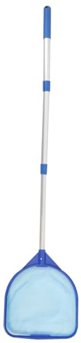 GALPADA Épuisette de Nettoyage Extensible pour Piscine et Bassin Filet et Ramasse et Poissons Accessoire Polyvalent pour Fond et Surface