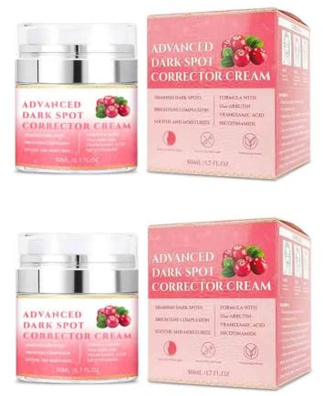 2 creme all'arbutina, crema viso all'acido ialuronico, schiarisce e perfeziona, migliora la pelle per la cura e l'idratazione della pelle