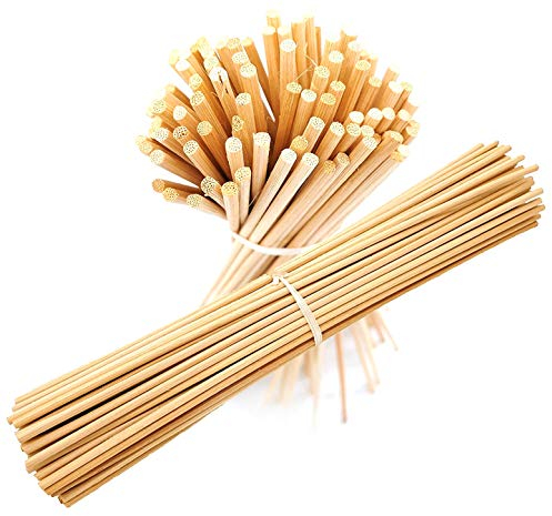 Difusor de Lámina Palos de Bambú de Repuesto 50pcs - 23cm - 3 mm para Difusor de Aceite de Fragancia de Habitación - Aromas de Habitación