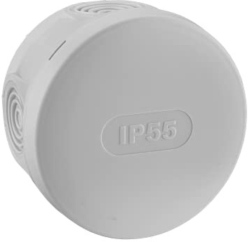 Caja de derivacion estanca IP55 Ø70 / P40 GRIS