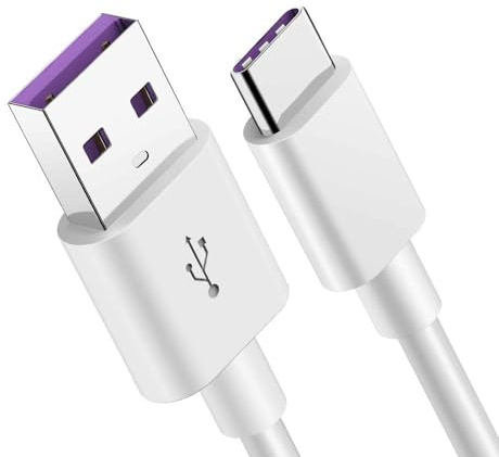 GlobaLink USB Typ C Kabel 5A 2M Ladekabel Superfast QC 3.0 für Huawei P40/P40/Pro/P40Pro+/P30/ P30 Pro/ P30 Lite Mate 20/ Mate 20 Pro/Mate 10/ P20/ P20 Pro/ P20 Lite/ P10/ P10 Plus/ P9/ P9 +