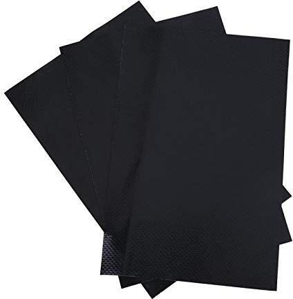 PVC Reparaturflicken, Reparaturset für Schlauchboot PVC, 3-Teiliges PVC Wasserdichtes Reparatur-Patcheset Set Flicken Schlauchboote Reparatur Patches, Flickzeug Boot Schwarz