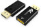 J&D Adattatore Displayport to HDMI, 2 Pacchi Unidirezionale DisplayPort DP Maschio a HDMI Femmina Adattatore, Supporta 4K/60 Hz